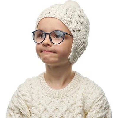 Vlnka Detská vlnená čiapka Vlnka V40 prírodná