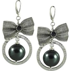 Dannyra Обици с панделки и перли Dannyra Jewels