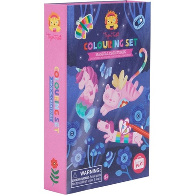 Tiger Tribe Omalovánky Colouring Set Magical Creatures