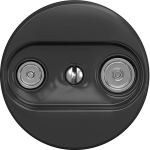 Kliklap - Ретро TV+R крайна розетка без рамка, антрацит (KA0080)