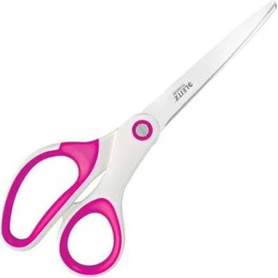 LEITZ Nožnice, kancelárske, 20,5cm, LEITZ "Wow Titán", ružová