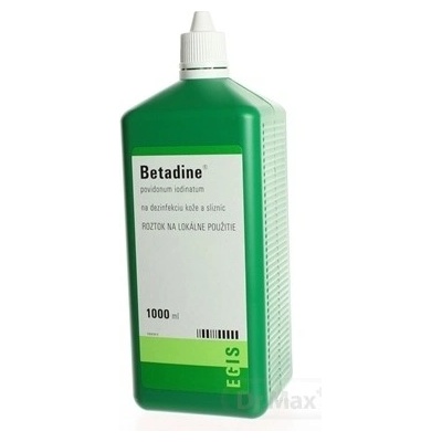 Betadine dezinfekčný roztok 100 mg/ml sol.der.1 x 1000 ml