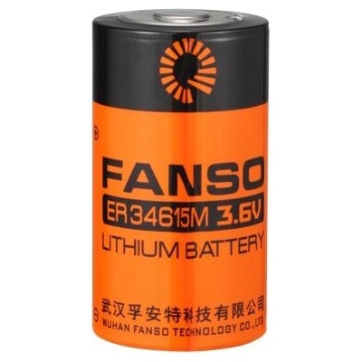 Литиево тионил батерия 3, 6V R20 13Ah ER34615M/S /STD /с пъпка/ FANSO (FANSO-ER34615M-R20)