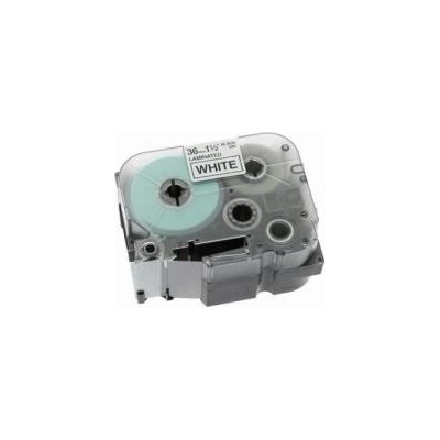 Páska do štítkovače Brother TZE-252 24mm červený tisk/bílý podklad