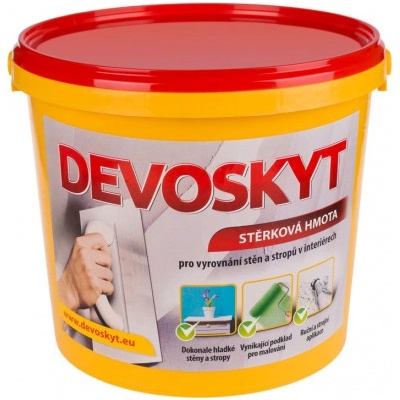 Devoskyt hrubost 2, stěrková hmota do interiéru, 5 kg – Zboží Mobilmania