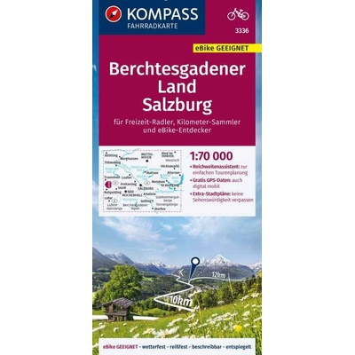 Berchtesgadener Land,Salzburg 1:70 t. voděodolná