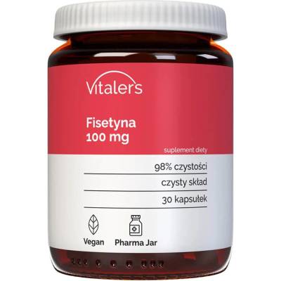 Vitaler's Физетин от райска ябълка - Мозъчна функция и дълголетие, 100 mg, 30 капсули (408051 (VIT-0805) VIT)