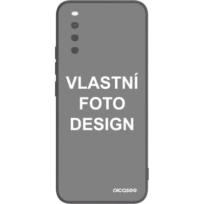 Pouzdro Picasee silikonové Sony Xperia 10 III - Vlastní design/motiv černé