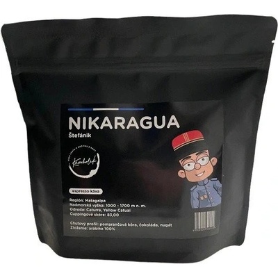 KÁVOHOLIK Káva Štefánik Nikaragua 100% arabika zrnková 250 g