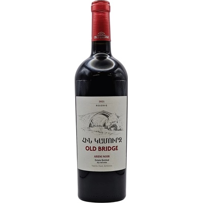 Old Bridge Areni Noir Reserve červené Suché Červené 2021 14,5% 0,75 l (holá láhev)