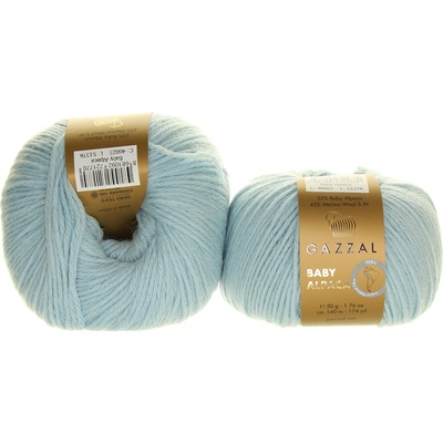 Gazzal Baby Alpaca 46023 světle modrá