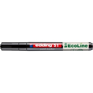 edding Лаков маркер, 1-2 мм, edding "51", черен 4-51-001 (4-51-001)