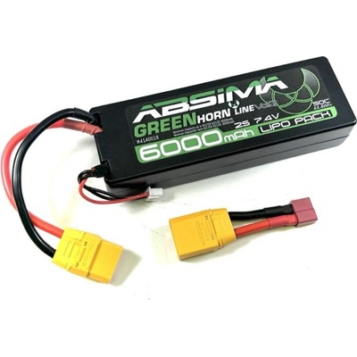 LiPo akumulátor Absima Greenhorn 7,4V / 6000mAh 50C konektor XT90/T-Dean Absima