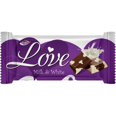 Love kakaová pochoutka Milk & White 80 g