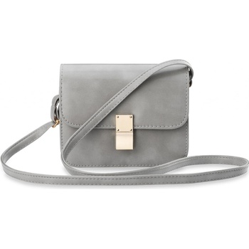 Klasická dámská kabelka listonoška na rameno šedá
