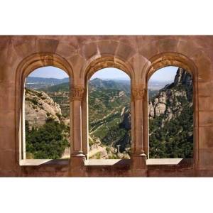 DIMEX ART Флизелинов фототапет сводест прозорец 375 x 250 см
