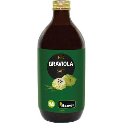 Hanoju Сок от гравиола - Имунна и сърдечно-съдова подкрепа, БИО, 500 ml (998222 (1995500) HANOJU)