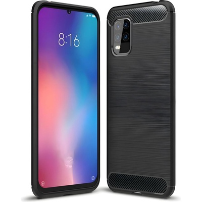 Xiaomi Carbon Shield TPU калъф за Xiaomi Mi 10 Lite - Черен KP9428