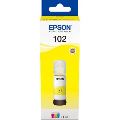 Epson Бутилка мастило за Epson EcoTank ET-3700/ET-2950/ET-3800/ET-3900/ET-3950/ET-4900 Series - Ink - /102/ / C13T03R440 - Yellow - PN C13T03R440 (C13T03R440)