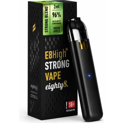 Eighty8 E8High DISPOSABLE VAPE vaporizačné pero Green Apple 2 ml