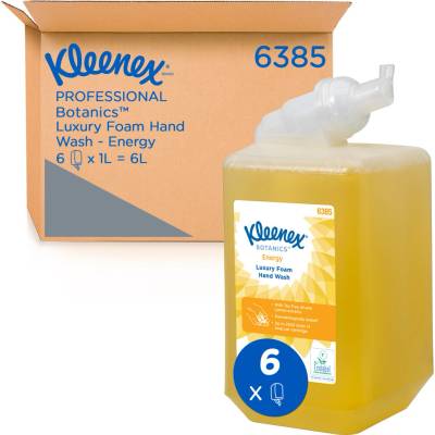 Kimberly Clark pěnové mýdlo Kleenex botanics energy žluté 1 l