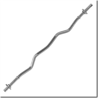 HMS silně lomená hřídel se závitem a uzávěrem 1200 x 30mm kombinovaná hřídel