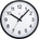 NeXtime Стенен часовник Robust 25, 5 см черно-бял (7366ZW)