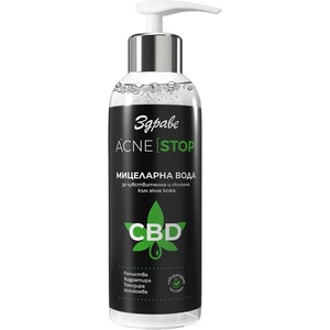Здраве Acne Stop Мицеларна вода CBD, 500 ml