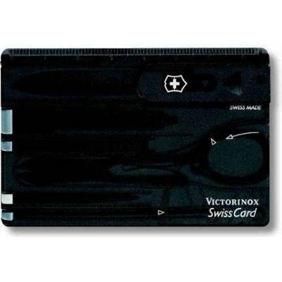 SWISSCARD sada šiestich nástrojov, transparentná čierna