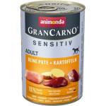 Animonda GranCarno Sensitiv Adult Dog вкус: Пуйка + картофи 400g