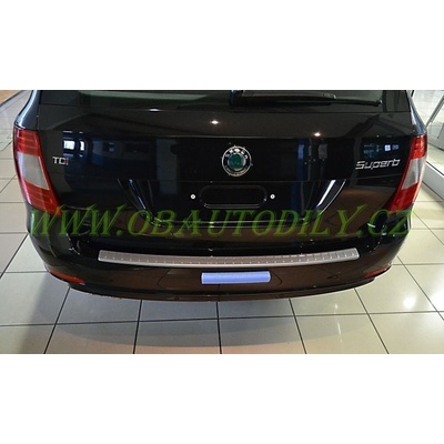 Škoda Superb II combi-Ochranný kryt zadního nárazníku S2C-RBSILL-SLVR