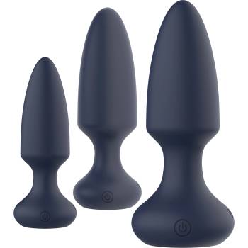 Image 1 of DreamToys Star Trooper Mars Advanced Vibrating Anal Training Kit Blue