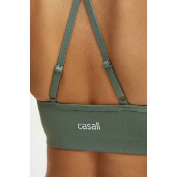 Casall Сутиен за йога Casall Sleek Strappy в зелено с изчистен дизайн 24181 (24181)