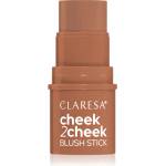Claresa Cheek 2 Cheek бронзър-крем в стик цвят 01 Neutral Sand 6 гр