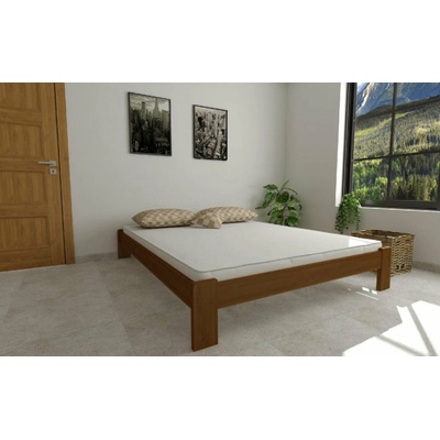 ComfortMatrace Aurora + rošt masiv borovice barva dub matrace Goltex 15cm