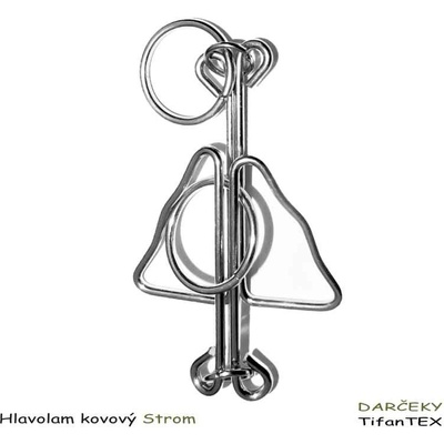 Hlavolam kovový Strom