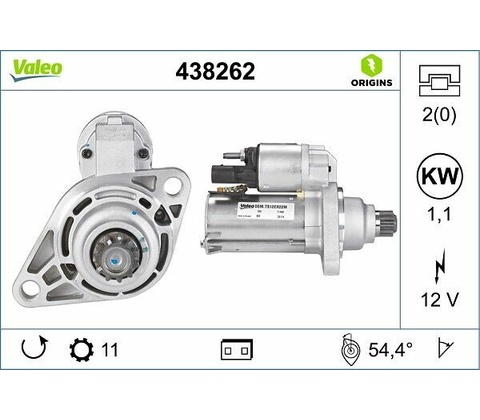 Startér VALEO 438262