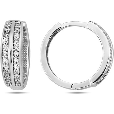 Diante zlaté náušnice kruhy 59639887