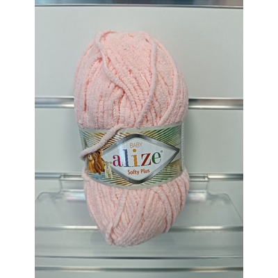 Alize Softy plus baby růžová č.340