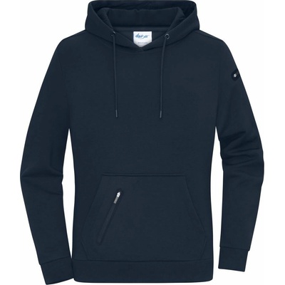 CottonClassics Dámska interlock mikina s kapucňou modrá