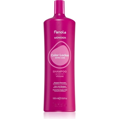 Fanola Wonder Color Locker Extra Care Shampoo озаряващ и подсилващ шампоан за боядисана коса 1000ml