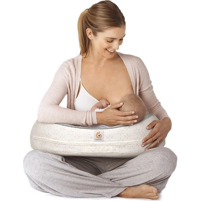 Ergobaby Ergonomický kojící polštář šedý