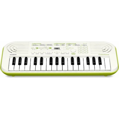 Casio SA 50 bílo zelené dětské elektronické klávesy – Hledejceny.cz
