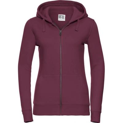 Russell Athletic 266f / Дамски суичър с цип - бордо l (10266f37003)