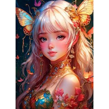 Bluebird Puzzle - Puzzle Butterfly Girl - 300 piese