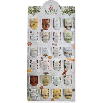 Grešík Čajový adventní kalendář 24 sáčků