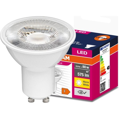 Osram LED žiarovka GU10 6,9W 80W 575lm 2700K Warm 60° Value