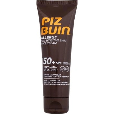PIZ BUIN Allergy Sun Sensitive Skin Face Cream SPF50+ слънцезащитен крем за лице против алергии 50 ml унисекс