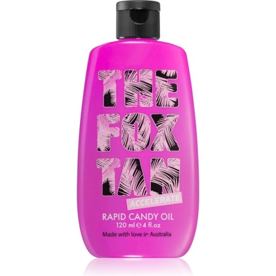The Fox Tan Rapid Candy масло за грижа и придобиване на тен без защитен фактор 120ml