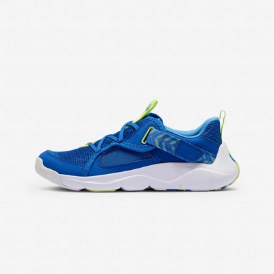 DECATHLON Detská športová obuv Playful Summer na suchý zips modro-žltá modrá